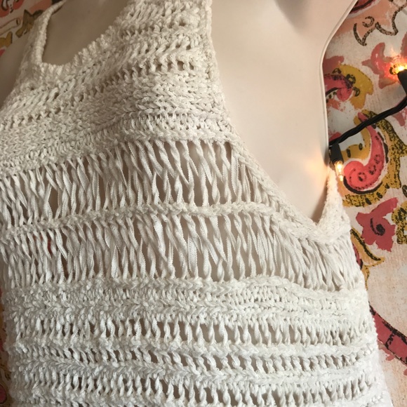 American Eagle Fringe Open Weave Tank - Picture 5 of 8